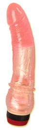 Jelly thruster pink vibrator